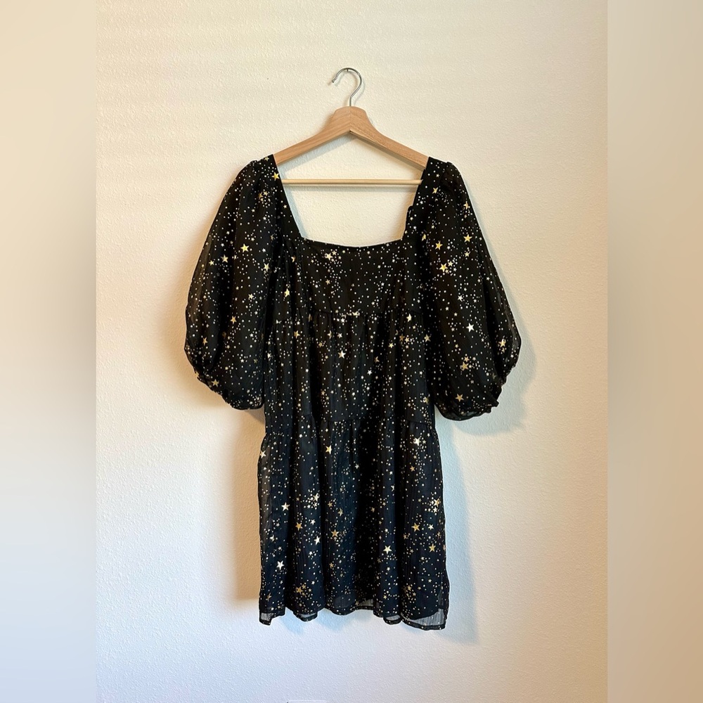 Nasty Gal, Star Light Tiered Mini - Black